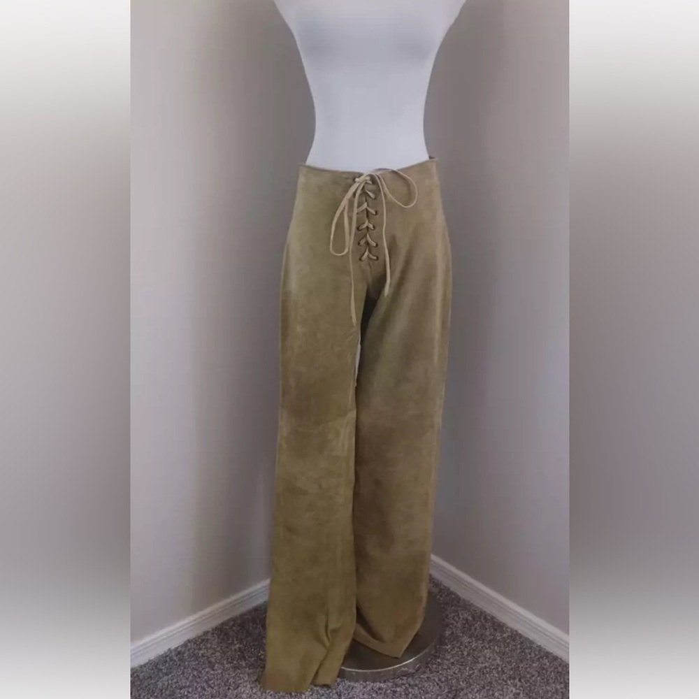 Made in USA size 4 100% suede pant